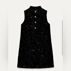 Sequin mini shift dress